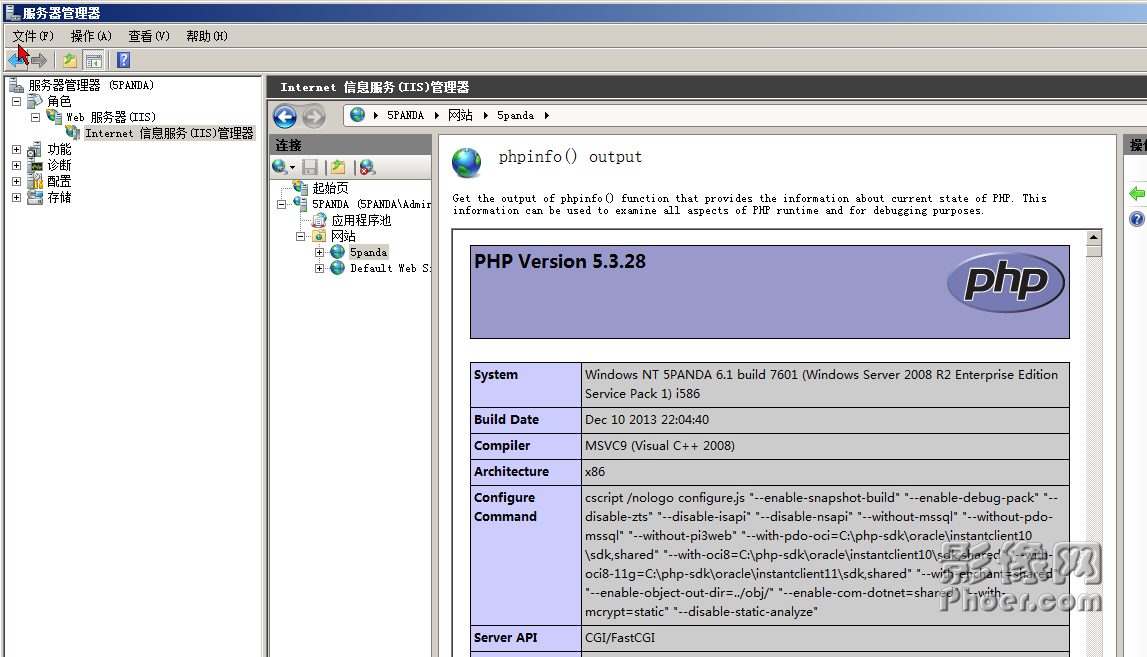 Check phpinfo()鿴PHPװϢ