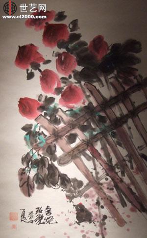 ϲárose60x90cm