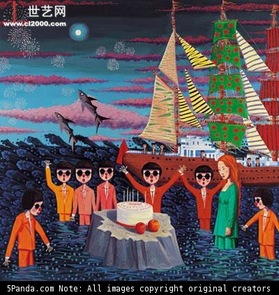  Happy Birthday!!! ͻ 2009 160x160cm.jpg